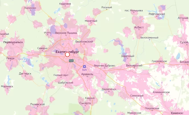Зона покрытия Мегафон в городе Иваново и области 