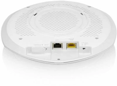 Точка доступа Zyxel NebulaFlex NWA1123ACPRO-EU0102F вид снизу порты CONSOLE Ethernet LAN