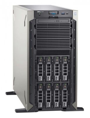 Сервер Dell PowerEdge T340 1xE-2236G 1x16GbUD x8 1x1.2Tb 10K 2.5in3.5 SAS RW H330 iD9En 1G 2P 1x495W 3Y NBD (T340-9737) 